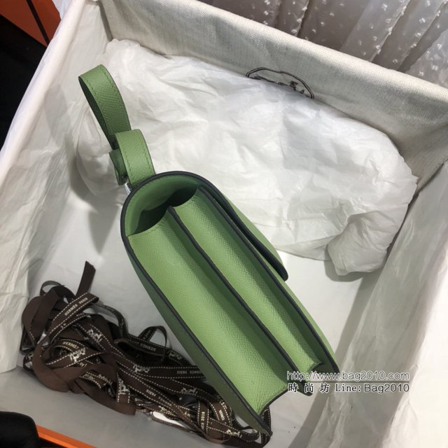 Hermes空姐包 愛馬仕Constance方胖子半手工 Epsom掌紋小牛進口皮 Hermes單肩斜挎包  tdh2111